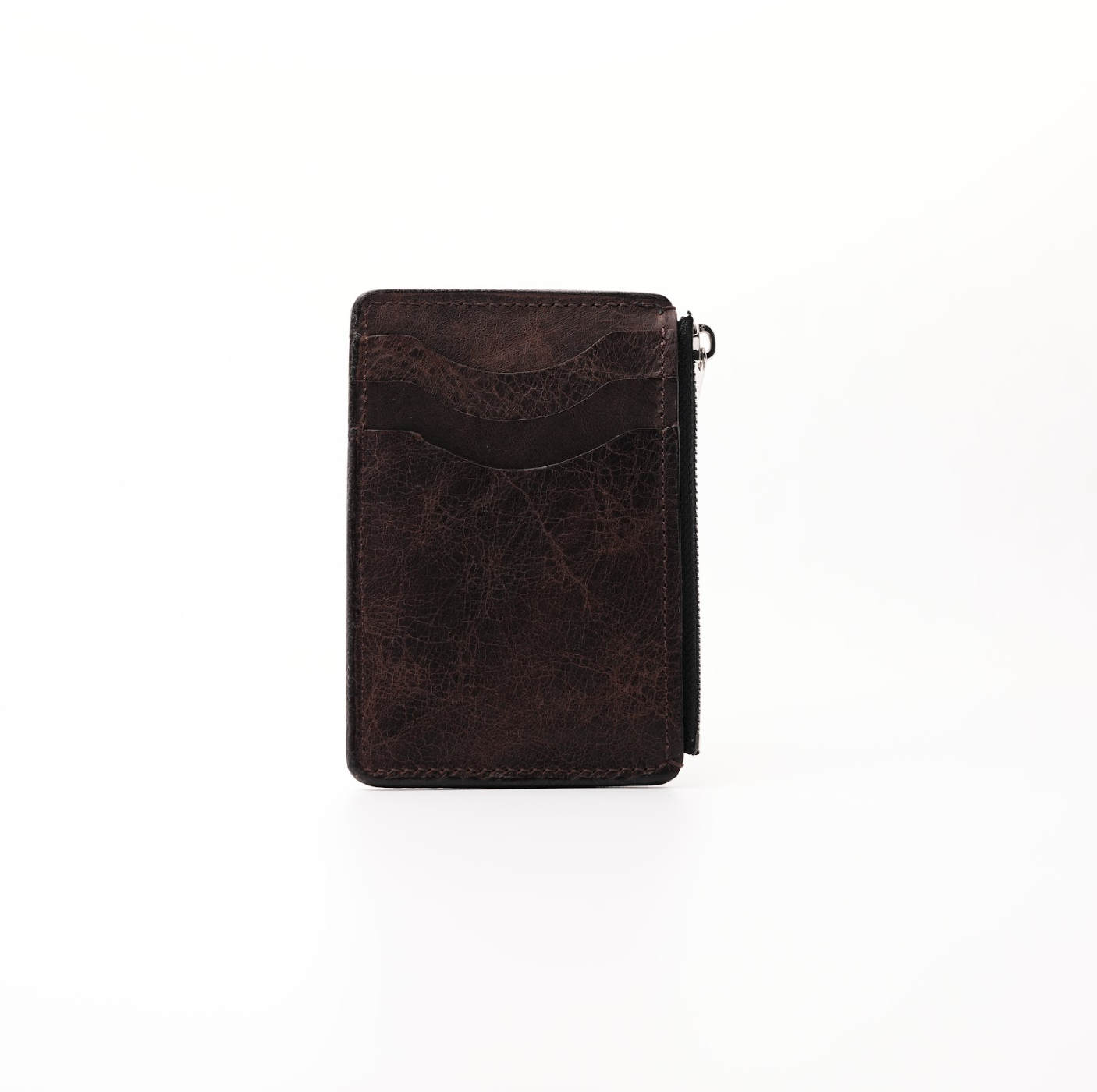 ნიკოლოს ნატურალური ტყავის საფულე, ყავისფერი