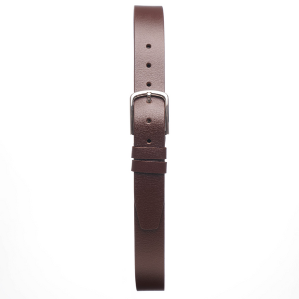 Nicolo Natural Leather Belt Brown, 40 mm, MBR31