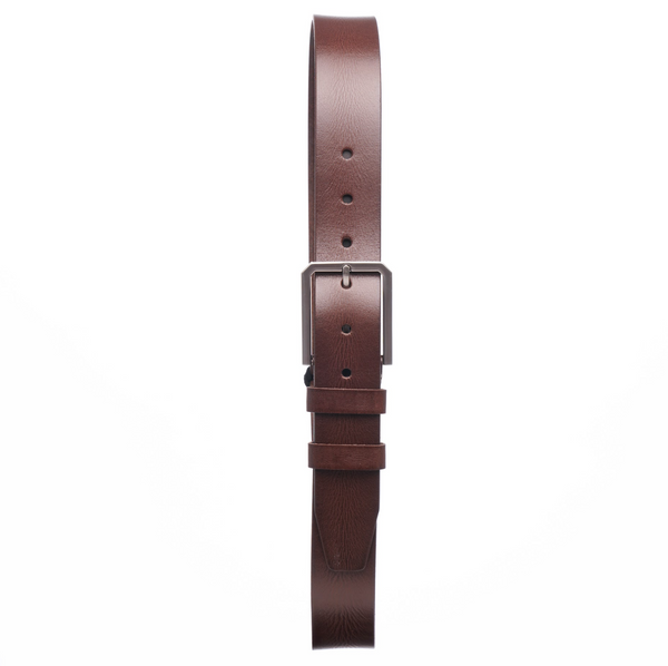 Nicolo Natural Leather Belt Brown, 40 mm, LOGON3BR