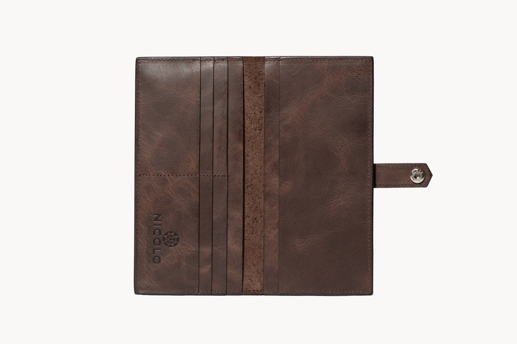 Stone Wallet, Natural Leather, Nicolo