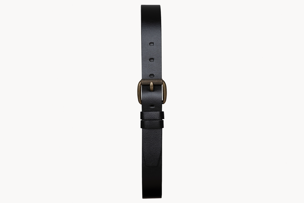 Nicolo Natural Leather Belt Black 40 mm MBL31V