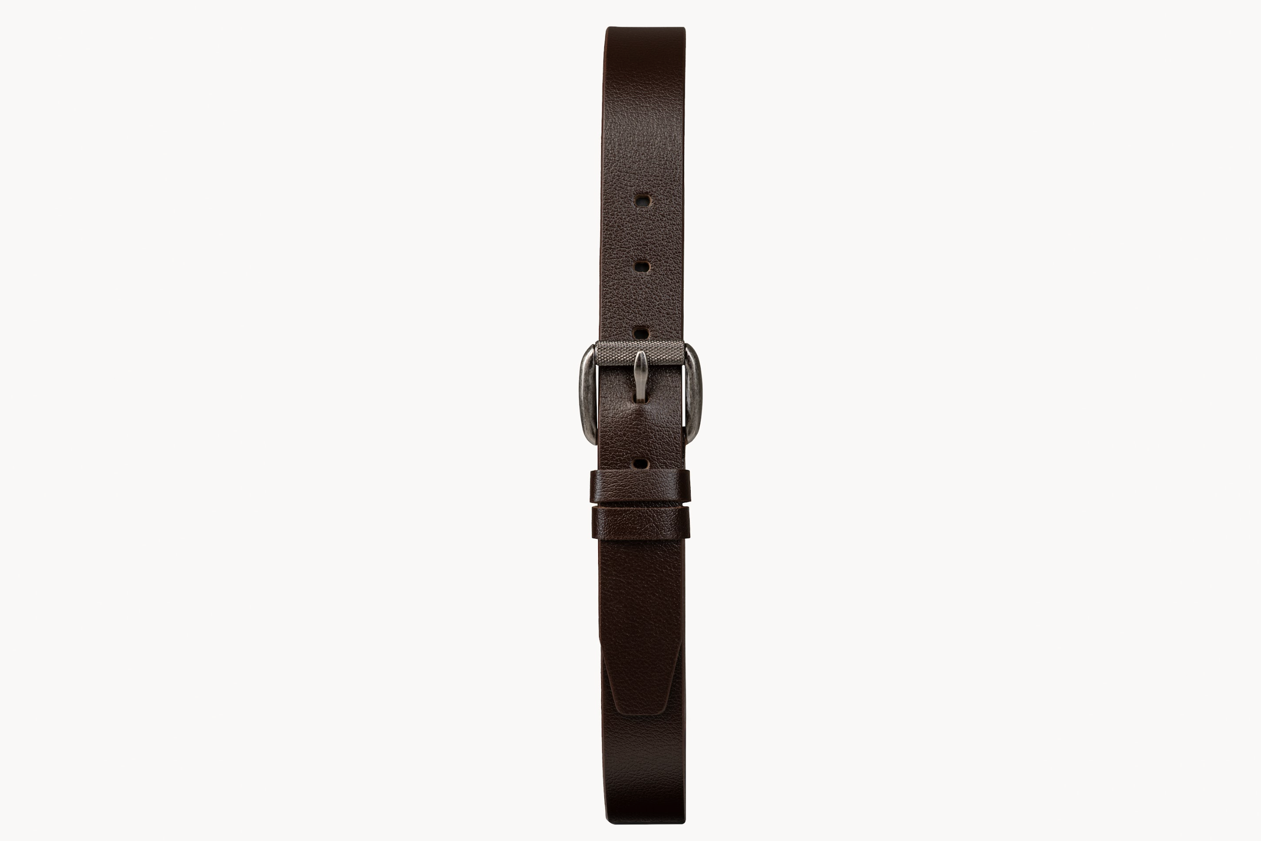 Nicolo Natural Leather Belt Brown 40 mm MBR31V