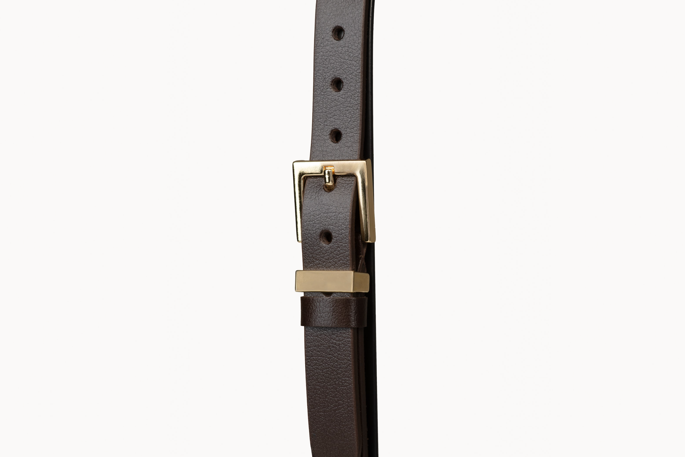 Nicolo Natural Leather Belt Brown 33 mm NQMBR4